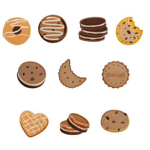 Keksthema Selfadhäsive Reparaturflecken Aufkleber Sticker Sticker Wiederverwendbar Und Kleben Sie Für Die Kleidung Dekoration 10pcs von BABYVIVA