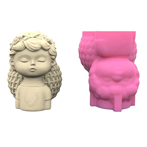 Kleines Mädchen Beton Silikon Topf Form Sukkulenter Blumenpot Tonzement Gipsform Hausgarten Blumentöpfe Form Form Kleines Mädchen Beton Silikon Topf Form Sukkulenter Blumenpot Tonzement Gipsform Hausgarten Blumentöpfe Form Form von BABYVIVA