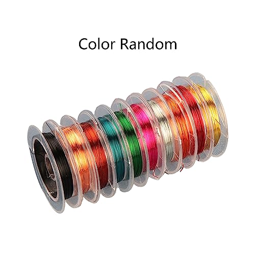 Kupferschmuck Draht 0 3-0 38 Mm Schmuck Perlendrahtanlaufresistenter Bare Stahl Draht Künstlerische Handwerkswickelrolle Kupferschmuck Draht 0 3-0 38 Mm Schmuck Perlendrahtanlaufresistenter Bare Stahl Draht Künstlerische Handwerkswickelrolle von BABYVIVA