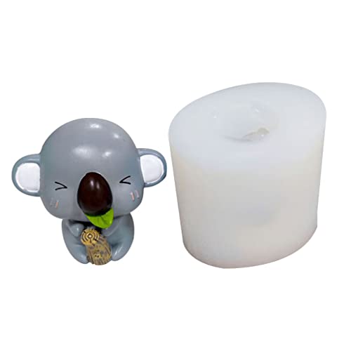 MOOCY SUCKE FRAGE Exquisite Süße Koala Schimmelkuchen Dekorationswerkzeuge Familienkunst Silikonseife Form Küche von BABYVIVA