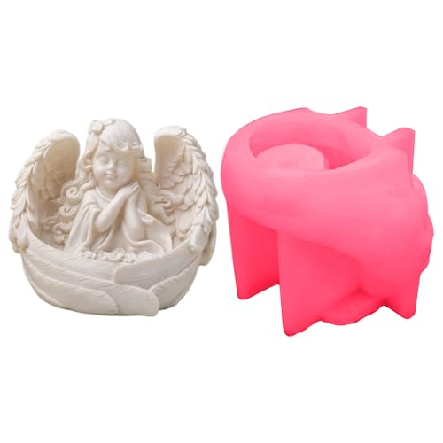 Mädchenflügel Skulptur Silikonformen Für Epoxidharz Teelichthalter Kerzenhalter Gips Ornament Home Dekoration Mädchenflügel Skulptur Silikonformen Für Epoxidharz Teelichthalter Kerzenhalter Gips Ornament Home Dekoration von BABYVIVA