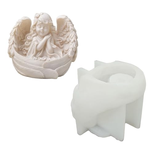 Mädchenflügel Skulptur Silikonformen Für Epoxidharz Teelichthalter Kerzenhalter Gips Ornament Home Dekoration Mädchenflügel Skulptur Silikonformen Für Epoxidharz Teelichthalter Kerzenhalter Gips Ornament Home Dekoration von BABYVIVA