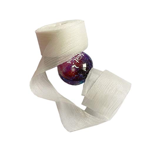 Organza Ribbon Blatt Chiffonband Für Blumensträuße Wicking Party Kranz Biege Haarband Hochzeitskranzdekorationen Organza Ribbon Blatt Chiffonband Für Blumensträuße Wicking Party Kranz Biege Haarband Hochzeitskranzdekorationen von BABYVIVA