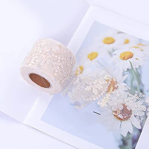 Pailletten Tüll Haarverzierungen Netting Tüll 6cm 10yard Hochzeitsfeier Dekoration Tutu Röcke Nähen 8Color von BABYVIVA