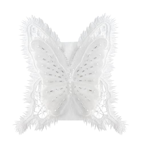 Perlen Schmetterling Künstlerische Anwendung Für Kleidung Nähflecken Schal Hochzeitskleid Dekore Accorien von BABYVIVA