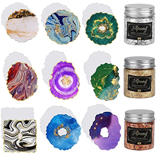 Plate Formen Unregelmäßige Wellen Teetassen Matte Silikonformen Für Art Craft Cups Matten Epoxidharz Form von BABYVIVA