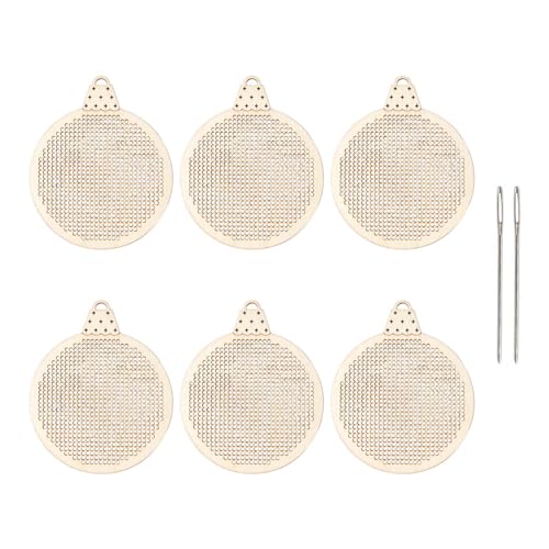 Runde Holz-Kreuzstich-Dekorationssets, Kreuzstich, Weihnachtsdekoration, Weihnachtsbaumschmuck, Holz-Kreuzstich-Sets für Kinder, Weihnachten, Holz-Kreuzstich-Kits, bedrucktes Kreuz Runde Holz-Kreuzstich-Dekorationssets, Kreuzstich, Weihnachtsdekoration, Weihnachtsbaumschmuck, Holz-Kreuzstich-Sets für Kinder, Weihnachten, Holz-Kreuzstich-Kits, bedrucktes Kreuz von BABYVIVA