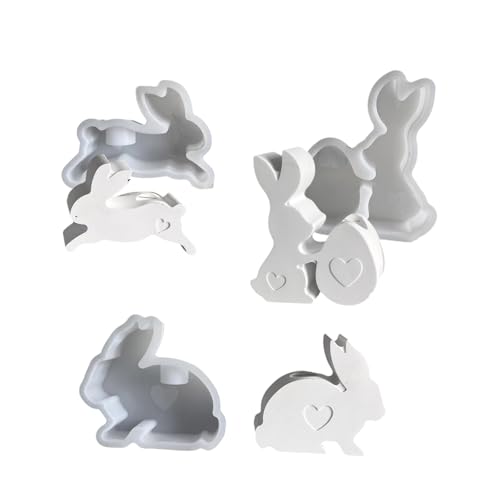 Set Von 3 Multifirtionalen Kerzenbasisformen Basteln Formenkaninchen Form Kerzenformen Silikonkerzenhalterung Formen von BABYVIVA
