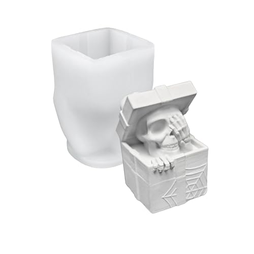 Silikonform Für Handgefertigte Kerzen Und Geschenke Halloween Theme Desktop Dekoration Schimmel Für Handwerksliebhaber Schmuckwerkzeug von BABYVIVA