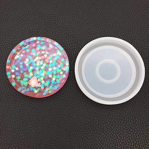 Silikonform Geometrische Quadratische Runde Blütenform Epoxidharz Formen Cup Pad Gussform Für Herstellung von BABYVIVA