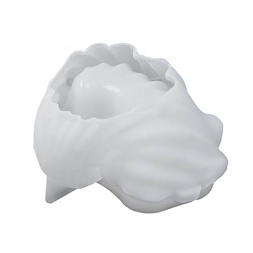 Silikonform Realistische Muschel Duft Kerzenharzformen Einzigartige Muschelpflaster Ornament Formen Kerzenschimmelformen von BABYVIVA