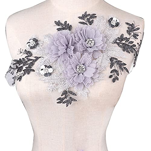 Stickerei Stereo Blumen Applique Bastel Für Jeans Hutbeutel Schal Vorhang Kleidung Accessoires Abzeichen Nähen von BABYVIVA