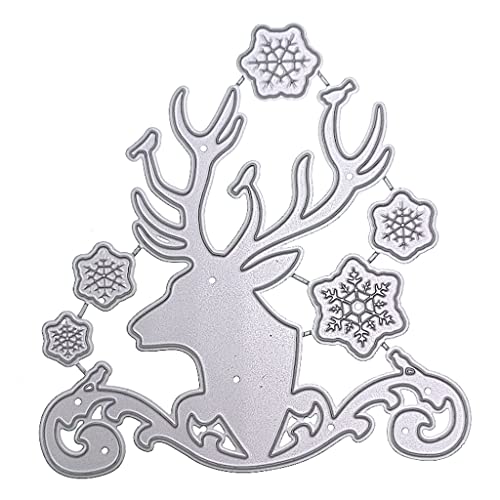 Weihnachten Elch Metal Cuting Stirppen Stencil Scrapbook Album Paper Card Vorlage von BABYVIVA