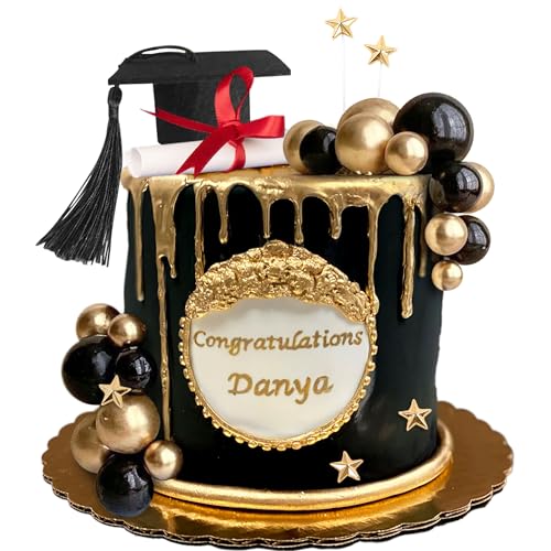 17 Stück 2025 Graduation Cupcake Toppers Abschlussfeier Cupcake toppers Bachelor Hut Deko Abschluss Deko für Graduation Abschlussparty Dekoration von BACH AND BOOZY