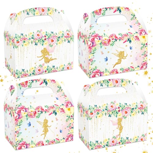 BACH AND BOOZY 12 PCS Fee Partygeschenke Boxen Fee Pilz Party Boxen Wildpilze Partyzubehör Feenhaus Party Favors Boxen Taschen von BACH AND BOOZY