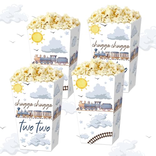 BACH AND BOOZY 12 Pcs Tarin Party Zubehör Zug Popcorn Boxen Gunst Taschen Goodies Süßigkeiten Behandeln Taschen Für Chugga Chugga Zwei Zwei Party Dekoration Choo Choo Im Zwei Geburtstag BACH AND BOOZY 12 Pcs Tarin Party Zubehör Zug Popcorn Boxen Gunst Taschen Goodies Süßigkeiten Behandeln Taschen Für Chugga Chugga Zwei Zwei Party Dekoration Choo Choo Im Zwei Geburtstag von BACH AND BOOZY