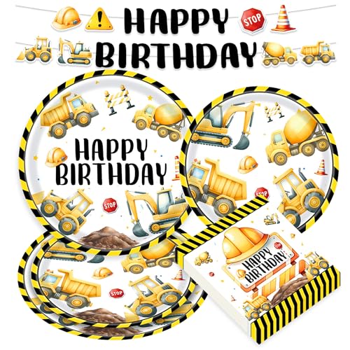 BACH AND BOOZY Bagger Geburtstag Party Geschirr Bau Bagger Party Supplies Teller Servietten für Thema Geburtstag Party Dusche Dekoration BACH AND BOOZY Bagger Geburtstag Party Geschirr Bau Bagger Party Supplies Teller Servietten für Thema Geburtstag Party Dusche Dekoration von BACH AND BOOZY