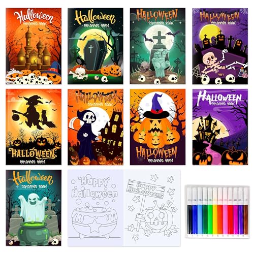 Mini Färbung Bücher Halloween Bücher für Kinder Mini Geist Kürbis Färbung Booklet Party Bag Fillers Mini Färbung Bücher Halloween Bücher für Kinder Mini Geist Kürbis Färbung Booklet Party Bag Fillers von BACH AND BOOZY
