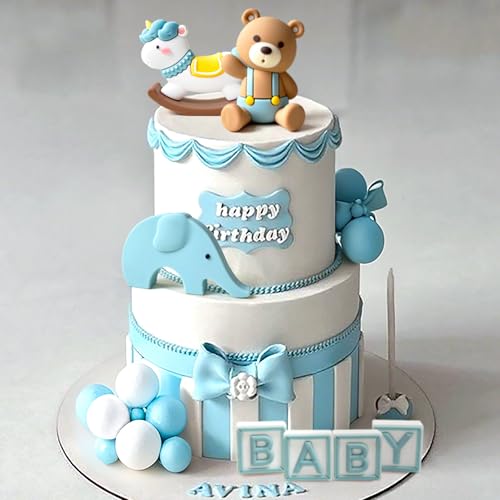 Blauer Bär Kuchendekoration Blau Gold Kugeln Kuchen Topper Bären Kuchen Kuchen Dekoration Babyparty Geburtstag Supplies Blauer Bär Kuchendekoration Blau Gold Kugeln Kuchen Topper Bären Kuchen Kuchen Dekoration Babyparty Geburtstag Supplies von BACH AND BOOZY