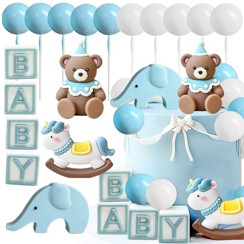 Blauer Bär Tortendeko Blau Weiß Kugeln Cake Topper Bären Cake Topper Baby Shower Geburtstag Kuchen Dekoration Blauer Bär Tortendeko Blau Weiß Kugeln Cake Topper Bären Cake Topper Baby Shower Geburtstag Kuchen Dekoration von BACH AND BOOZY