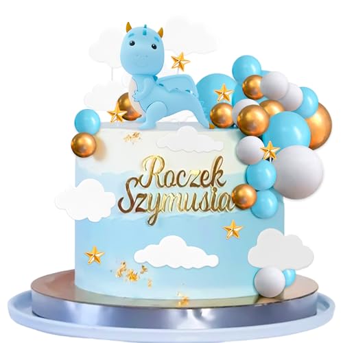 Blue Drachen kuchen topper mit schlüpfen style cupcake deko babyparty ausstattung in rosa geburtstags und partydekoration für drachenthema Blue Drachen kuchen topper mit schlüpfen style cupcake deko babyparty ausstattung in rosa geburtstags und partydekoration für drachenthema von BACH AND BOOZY