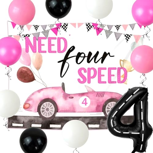 Brauchen Sie vier Geschwindigkeits-Geburtstagsdekoration, benötigt vier Geschwindigkeits-Luftballons, Hintergrund, Rennwagen, 4. Geburtstag, Dekoration, Mädchen, 4. Motto-Party, Zubehör, Auto-Ballons Brauchen Sie vier Geschwindigkeits-Geburtstagsdekoration, benötigt vier Geschwindigkeits-Luftballons, Hintergrund, Rennwagen, 4. Geburtstag, Dekoration, Mädchen, 4. Motto-Party, Zubehör, Auto-Ballons von BACH AND BOOZY