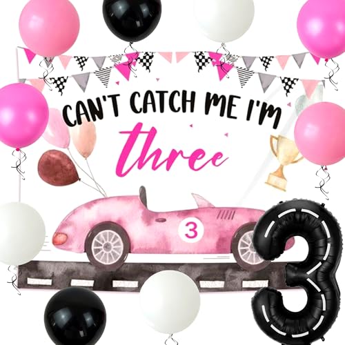 Cant Catch Me Im 3 Geburtstag Dekorationen Mädchen Autos Geburtstag Hintergrund Autos Rosa 3 Themenparty Supplies 3 Jahre alte Mädchen Thema Dekorationen Drei Jahre alte Dekorationen Cant Catch Me Im 3 Geburtstag Dekorationen Mädchen Autos Geburtstag Hintergrund Autos Rosa 3 Themenparty Supplies 3 Jahre alte Mädchen Thema Dekorationen Drei Jahre alte Dekorationen von BACH AND BOOZY