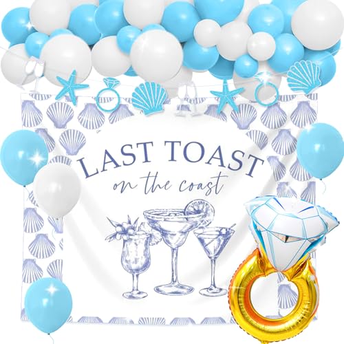 Coastal Bachelorette Decor Last Toast On The Coast Hintergrund Ballon Banner Strand Bachelorette Party Dekorationen Bach Party Supplies Coastal Bachelorette Decor Last Toast On The Coast Hintergrund Ballon Banner Strand Bachelorette Party Dekorationen Bach Party Supplies von BACH AND BOOZY
