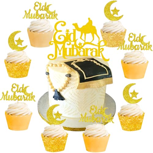 13 PCS Eid Mubarak Cake Topper Gold Eid Dekorationen Umrah Mubarak Dekorationen für Zuhause Ramadan Dekorationen Ramadan Dekorationen für Zuhause Umrah Mubarak Tortenaufleger Eid Dekorationen 13 PCS Eid Mubarak Cake Topper Gold Eid Dekorationen Umrah Mubarak Dekorationen für Zuhause Ramadan Dekorationen Ramadan Dekorationen für Zuhause Umrah Mubarak Tortenaufleger Eid Dekorationen von BACH AND BOOZY