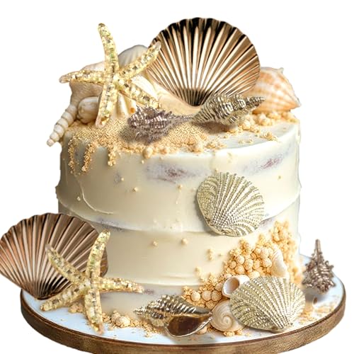 Gold Seashells Meerestier Tortendeko GeburtstagOzean Themen Kuchen Dekoration Deko Meerestier Kuchen Topper für Unter Meer Themen Babydusche Party Dekor Gold Seashells Meerestier Tortendeko GeburtstagOzean Themen Kuchen Dekoration Deko Meerestier Kuchen Topper für Unter Meer Themen Babydusche Party Dekor von BACH AND BOOZY