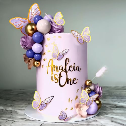 Lila Schmetterlinge Torten Deko Tortendeko Schmetterling Kuchen Dekor Schmetterlinge Deko for Geburtstag Babyparty Hochzeit Lila Schmetterlinge Torten Deko Tortendeko Schmetterling Kuchen Dekor Schmetterlinge Deko for Geburtstag Babyparty Hochzeit von BACH AND BOOZY