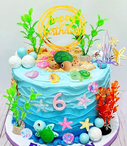 Meeresschildkröte Kuchendekorationen Ozean Tier unter dem Meer Party Dekorationen Meeresschildkröte Thema Baby Dusche Geburtstag Party Kuchendekorationen Meeresschildkröte Kuchendekorationen Ozean Tier unter dem Meer Party Dekorationen Meeresschildkröte Thema Baby Dusche Geburtstag Party Kuchendekorationen von BACH AND BOOZY