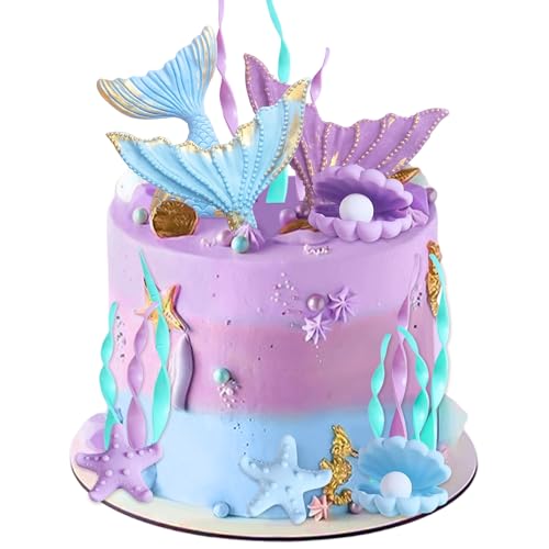 Meerjungfrau Schwanz Kuchen Topper Muschel Kuchen Topper Unter dem Meer Kuchen Dekoration Meerjungfrau Schwanz Party Supplies Meerjungfrau Schwanz Kuchen Topper Muschel Kuchen Topper Unter dem Meer Kuchen Dekoration Meerjungfrau Schwanz Party Supplies von BACH AND BOOZY