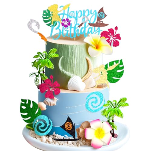 Moana Tortenaufleger Hawaii Geburtstagstorte Dekor Moana Cupcake Topper für Geburtstag Baby Dusche Party Supplies Moana Tortenaufleger Hawaii Geburtstagstorte Dekor Moana Cupcake Topper für Geburtstag Baby Dusche Party Supplies von BACH AND BOOZY