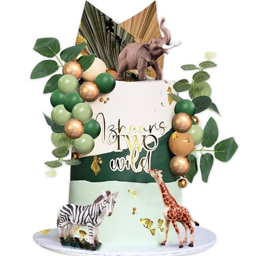 Safari Tiere Kuchen Topper Dschungel Tier Figur Dschungel Wilde Tiere Kuchen Dekorationen für Baby Dusche Safari Geburtstag Party Safari Tiere Kuchen Topper Dschungel Tier Figur Dschungel Wilde Tiere Kuchen Dekorationen für Baby Dusche Safari Geburtstag Party von BACH AND BOOZY