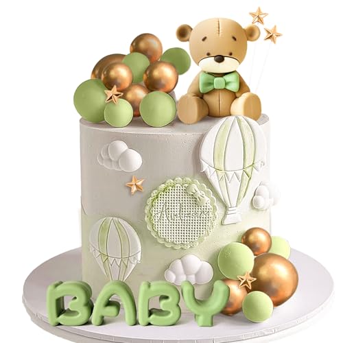 Sage Green Baby Dusche Kuchen Dekoration Teddybär Kuchen Topper Geschlecht Enthüllen Kuchen Dekoration Bär Baby Dusche Party Supplies Teddybär Dekoration Sage Green Baby Dusche Kuchen Dekoration Teddybär Kuchen Topper Geschlecht Enthüllen Kuchen Dekoration Bär Baby Dusche Party Supplies Teddybär Dekoration von BACH AND BOOZY