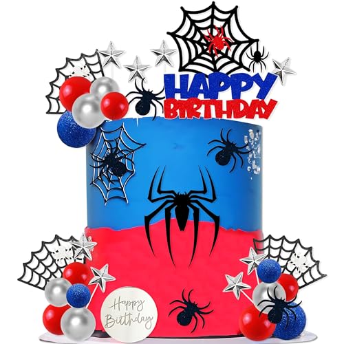 Superhero Birthday Cake Decoration Superhelden Partygeschenke Cupcake Torte Dekoration Spinnen Torte Dekoration Superhero Birthday Cake Decoration Superhelden Partygeschenke Cupcake Torte Dekoration Spinnen Torte Dekoration von BACH AND BOOZY