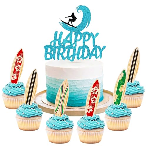 21 Stück Surfen Geburtstagstorte Dekoration Surfen Geburtstag Dekoration Strand Surf Welle Kuchen Topper Surfbrett Schwimmen Kuchen Surf Geburtstag Party Supplies 21 Stück Surfen Geburtstagstorte Dekoration Surfen Geburtstag Dekoration Strand Surf Welle Kuchen Topper Surfbrett Schwimmen Kuchen Surf Geburtstag Party Supplies von BACH AND BOOZY