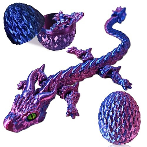 Violetter 3D-gedruckter Drache mit grünem Kristalldrachen, Heimdekor, Schreibtischspielzeug, Heimbüro, Dekoration, Schreibtischspielzeug für Geburtstagsparty Violetter 3D-gedruckter Drache mit grünem Kristalldrachen, Heimdekor, Schreibtischspielzeug, Heimbüro, Dekoration, Schreibtischspielzeug für Geburtstagsparty von BACH AND BOOZY