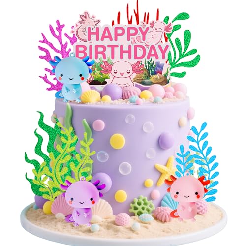 Axolotl Figur Kuchenverzierungen Zum Thema Ozean Unterwasser Kuchendekoration Axolotl Geburtstagsartikel Für Babypartys Geburtstagsartikel Axolotl Figur Kuchenverzierungen Zum Thema Ozean Unterwasser Kuchendekoration Axolotl Geburtstagsartikel Für Babypartys Geburtstagsartikel von BACH AND BOUJEE