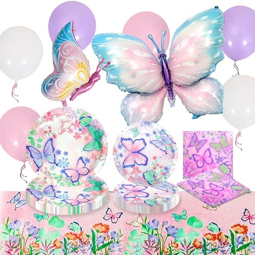 BACH AND BOUJEE Schmetterling Geburtstag Teller Servietten Tischtücher Kindergeburtstag Schmetterling Tischdeko Luftballons Deko Geburtstag für Geburtstagparty BACH AND BOUJEE Schmetterling Geburtstag Teller Servietten Tischtücher Kindergeburtstag Schmetterling Tischdeko Luftballons Deko Geburtstag für Geburtstagparty von BACH AND BOUJEE