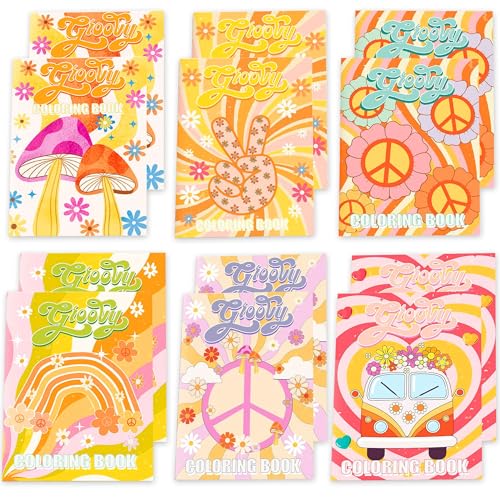 Hippie Boho Malbücher Stay Groovy Zeichenbuch Mini-Malbuch Gänseblümchen Regenbogen Hippie Aktivitätenbuch für Retro Boho Zwei Groovy Geburtstag Party Supplies Favors Hippie Boho Malbücher Stay Groovy Zeichenbuch Mini-Malbuch Gänseblümchen Regenbogen Hippie Aktivitätenbuch für Retro Boho Zwei Groovy Geburtstag Party Supplies Favors von BACH AND BOUJEE