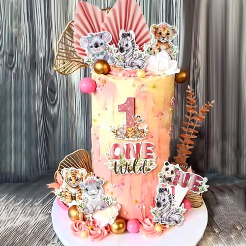Kuchendekoration für Mädchen, Safari, Babyparty, 1. Geburtstag, Kuchendekoration, wilde Kuchendekoration, Zoo-Tier-Kuchenaufsätze Kuchendekoration für Mädchen, Safari, Babyparty, 1. Geburtstag, Kuchendekoration, wilde Kuchendekoration, Zoo-Tier-Kuchenaufsätze von BACH AND BOUJEE