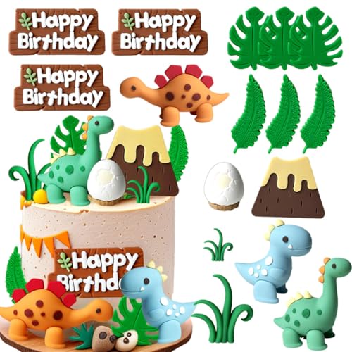 Luxury Dinosaurier Kuchendekoration Dino Themen Tortendeko Dinosaurier Kuchen Dekoration Kinder BabyParty Dinosaurier Geburtstag von BACH AND BOUJEE
