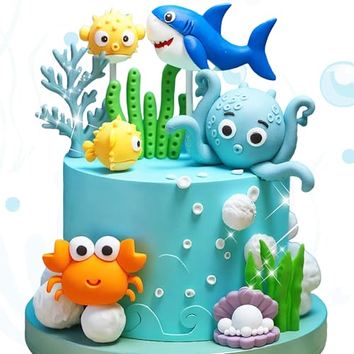 Meerestier Tortendeko GeburtstagOzean Themen Kuchen Dekoration Deko Meerestier Kuchen Topper für Unter Meer Themen Babydusche Party Dekor Meerestier Tortendeko GeburtstagOzean Themen Kuchen Dekoration Deko Meerestier Kuchen Topper für Unter Meer Themen Babydusche Party Dekor von BACH AND BOUJEE