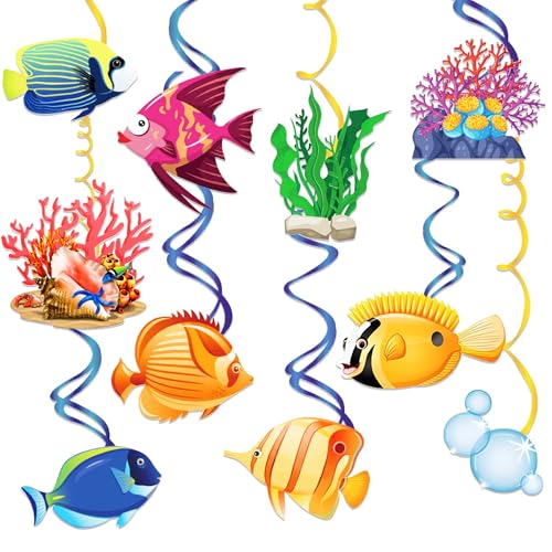 Ocean Banner Hai Wal Strand Party Dekorationen Supplies Unter dem Meer Party Dekorationen für Indoor Outdoor von BACH AND BOUJEE