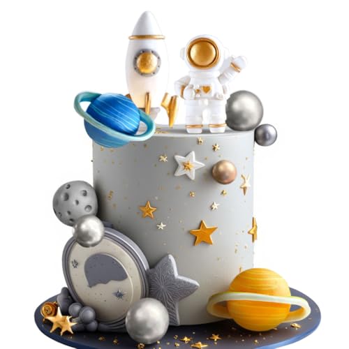 Outer Space Cake Toppers Astronaut Rocket Stars Cake Decorations for Two Der Mond Erste Reise um die Sonne Babyshower Geburtstag Kuchen Deko Outer Space Cake Toppers Astronaut Rocket Stars Cake Decorations for Two Der Mond Erste Reise um die Sonne Babyshower Geburtstag Kuchen Deko von BACH AND BOUJEE
