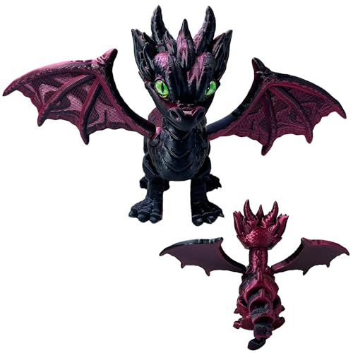 Rot Dracheneier 3D gedruckte Fidget Dracheneier für Erwachsene Überraschungsgeschenke für Kinder Kollegen Geburtstag Halloween Weihnachten Ostern Festgeschenke von BACH AND BOUJEE