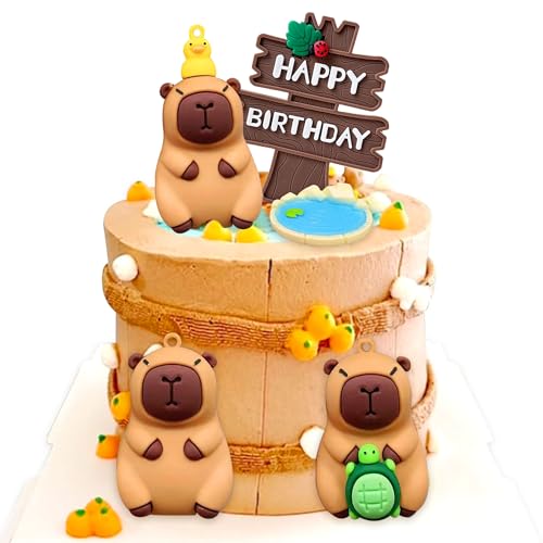Tortendeko Capybara Figuren Kuchen Deko Capybara Kuchendeko Geburtstag Tiere Torte Deko Kindergeburtstag Kuchendeko Happy Birthday Sommerparty Tortendeko Capybara Figuren Kuchen Deko Capybara Kuchendeko Geburtstag Tiere Torte Deko Kindergeburtstag Kuchendeko Happy Birthday Sommerparty von BACH AND BOUJEE