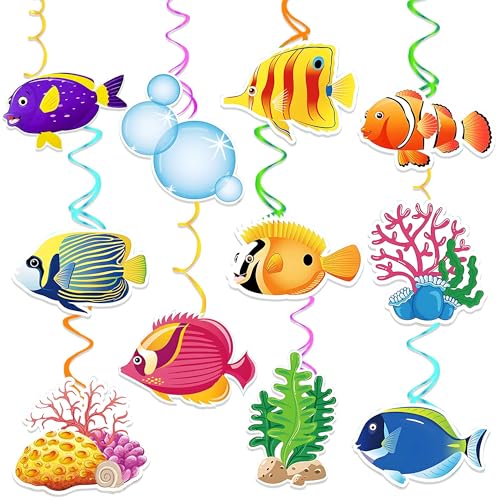 Unterwasser Geburtstag Party Dekorationen Tropische Fische Girlande Meerjungfrau Deko Unterwasserwelt Deko für Ozean Thema Geburtstag Party Dekorationen Unterwasser Geburtstag Party Dekorationen Tropische Fische Girlande Meerjungfrau Deko Unterwasserwelt Deko für Ozean Thema Geburtstag Party Dekorationen von BACH AND BOUJEE